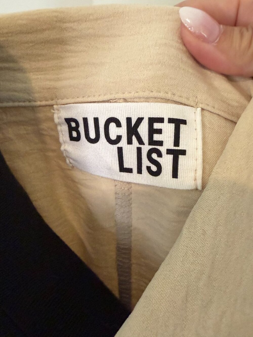 BUCKET LIST Cream Loose Fit Romper - Picture 9 of 10
